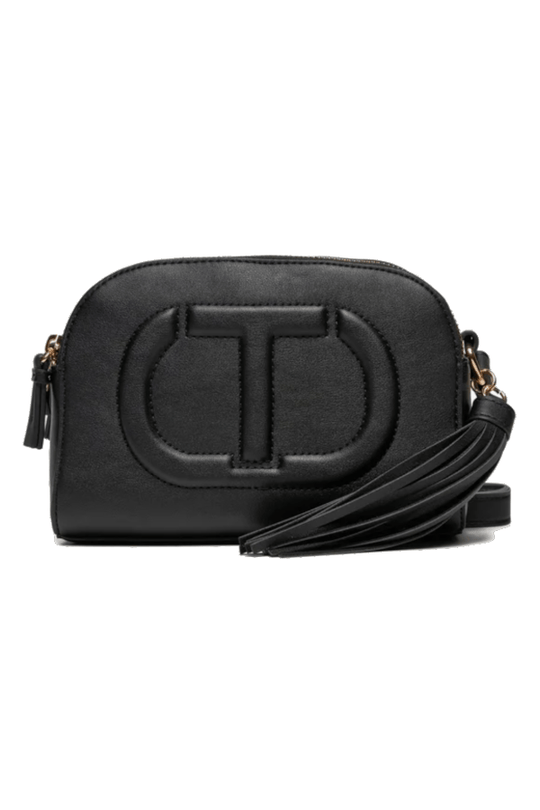 Kleine Schultertasche aus Lederimitat