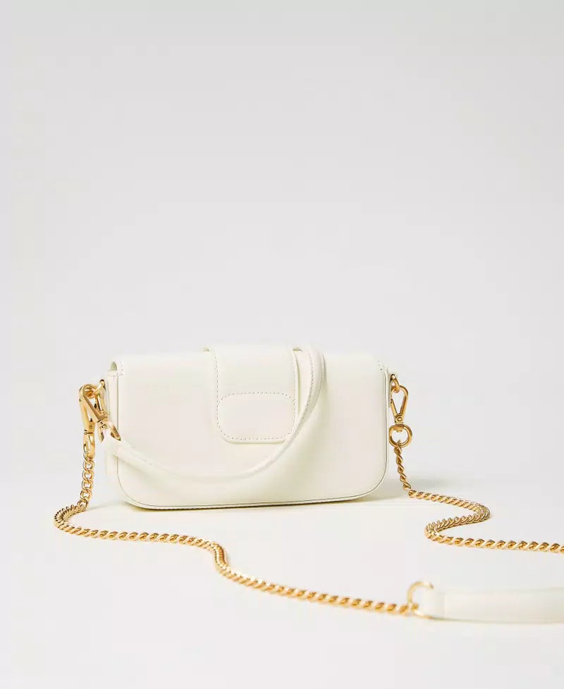 Umhängetasche aus glattem Kalbsleder Handtasche TWINSET 