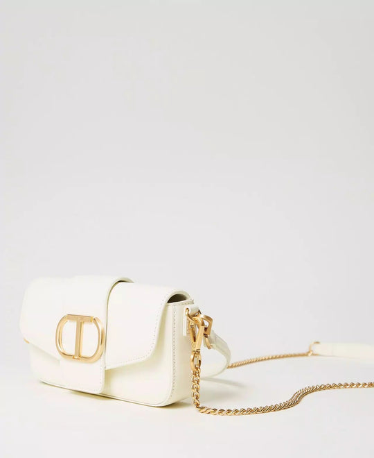 Umhängetasche aus glattem Kalbsleder Handtasche TWINSET 