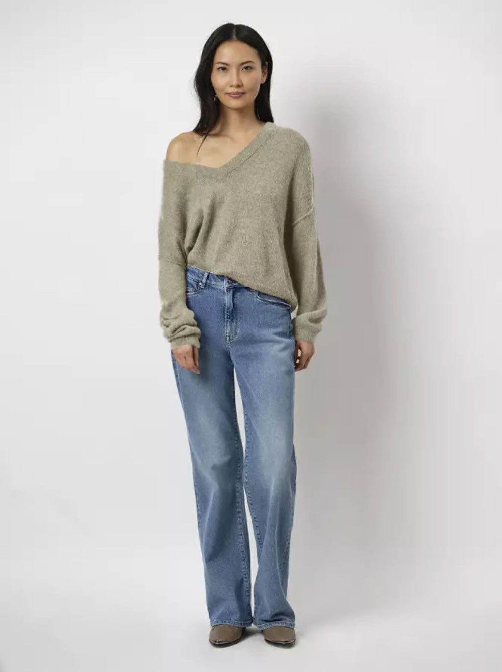 V-neck sweater aus Alpaka Pullover Dante 6 
