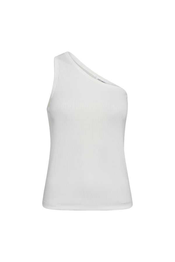 Weißes asymmetrisches Top Top Co'couture 