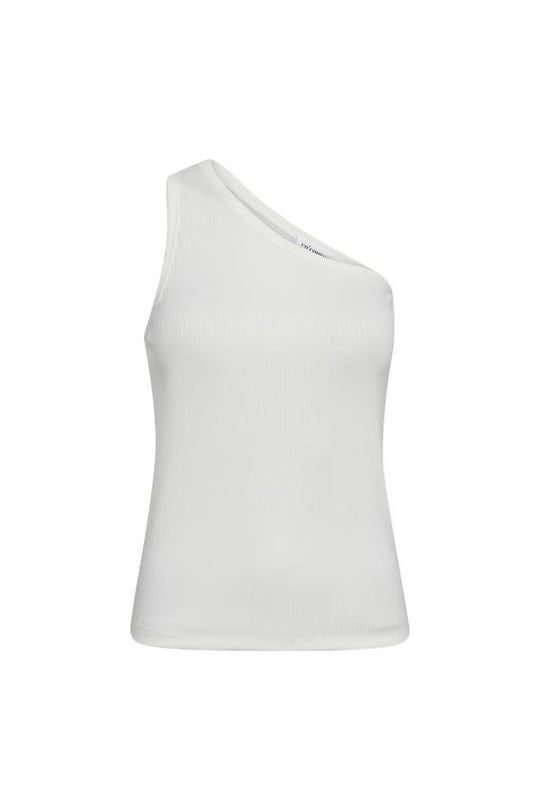 Weißes asymmetrisches Top Top Co'couture 