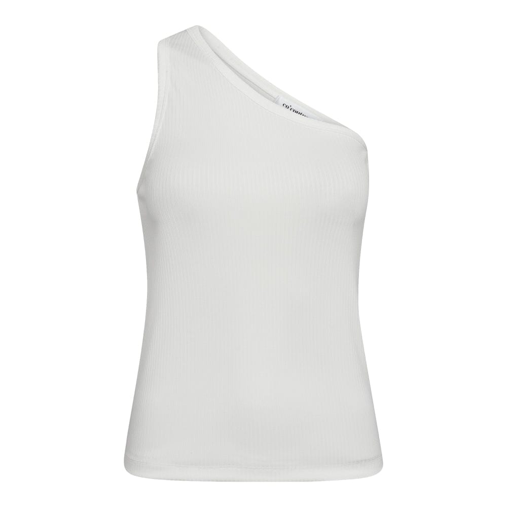 Weißes asymmetrisches Top Top Co'couture 