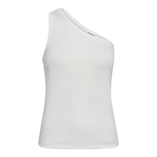 Weißes asymmetrisches Top Top Co'couture 
