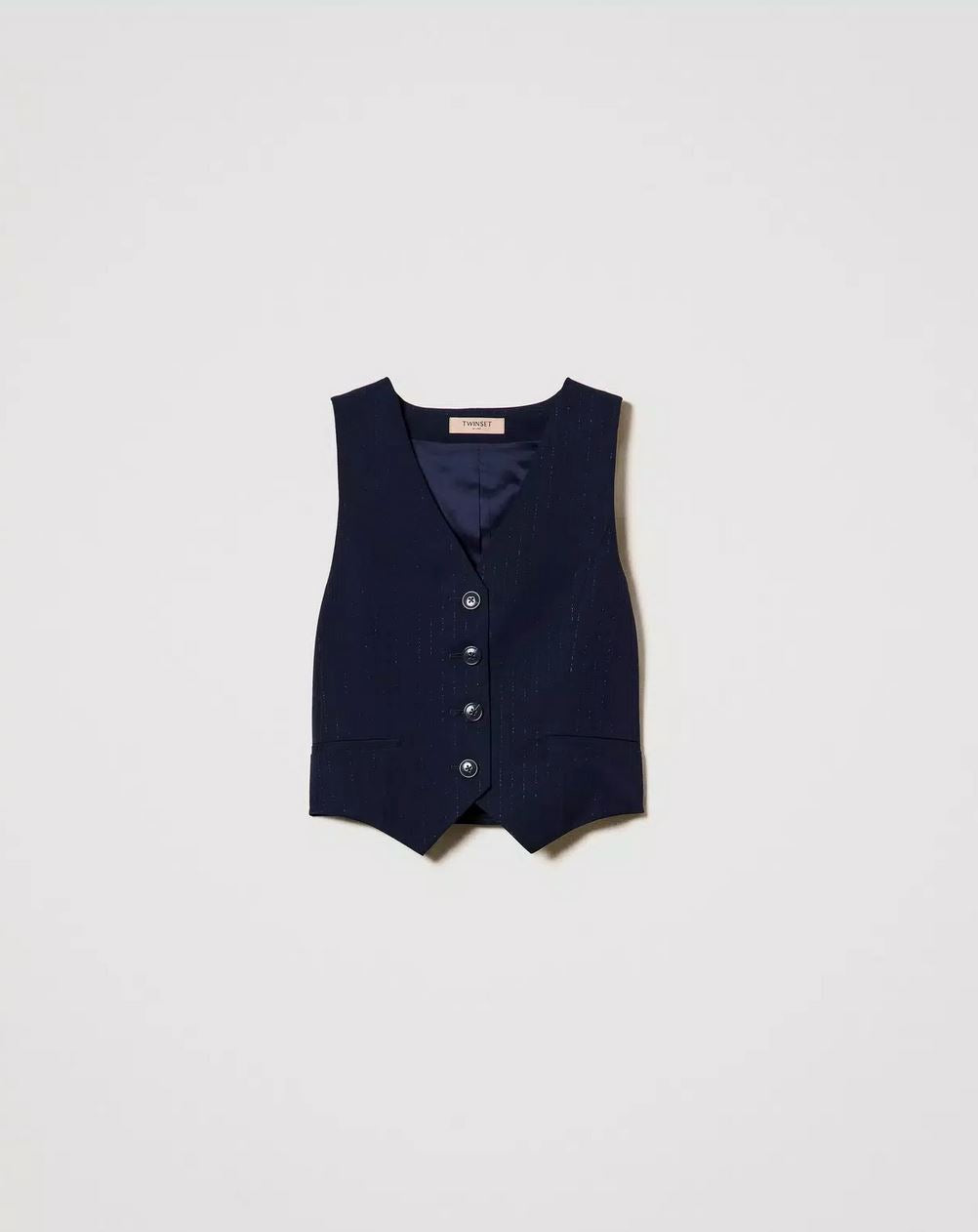 Weste mit Nadelstreifen Weste TWINSET 