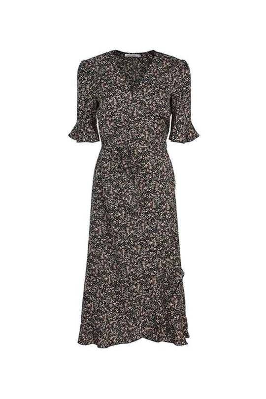 Wrap Dress mit Blumenmuster Kleid Summum Woman 